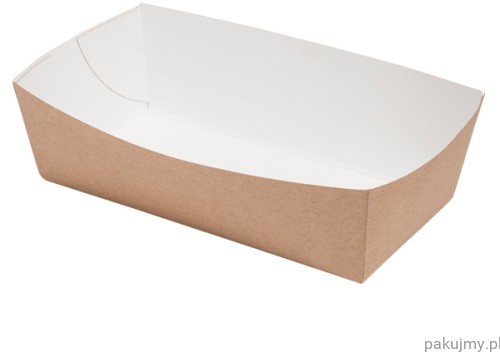 abc-pak Tacki na frytki z papieru 5,5 x 9 x 14,5 cm 100 szt. 7501485