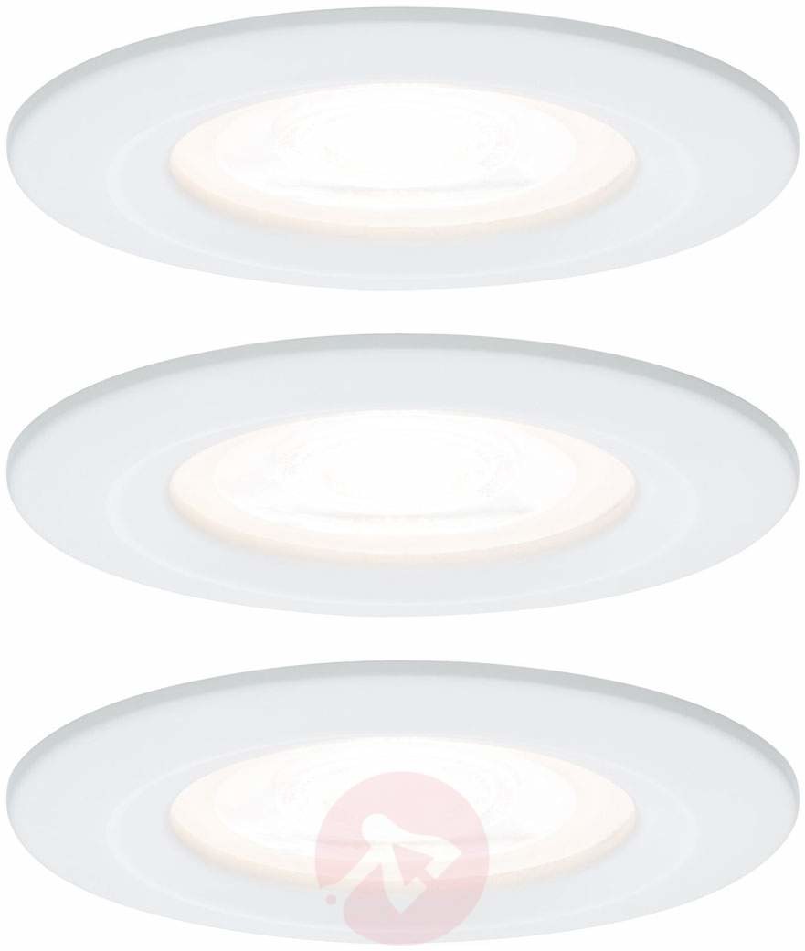 Paulmann 3 szt.spot LED Nova,IP44,biały
