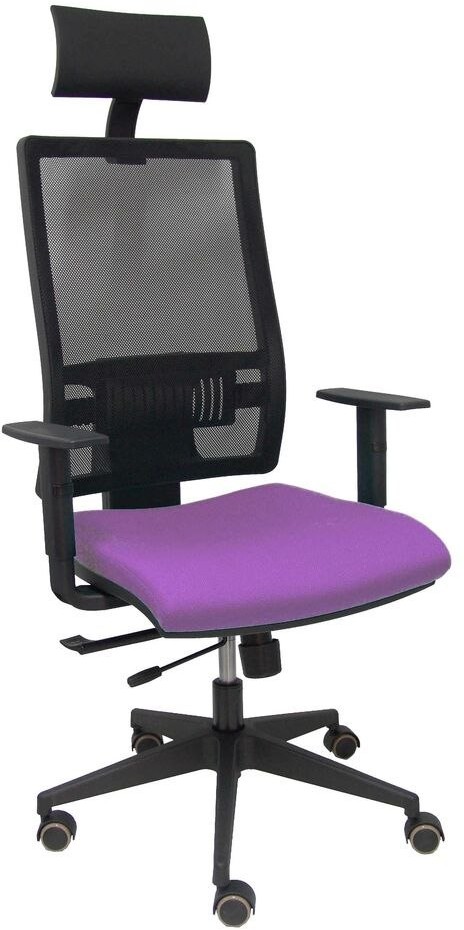 P&C Emaga Krzesło Biurowe z Zagłówkiem P&C Horna Traslack bali Liliowy S5703775