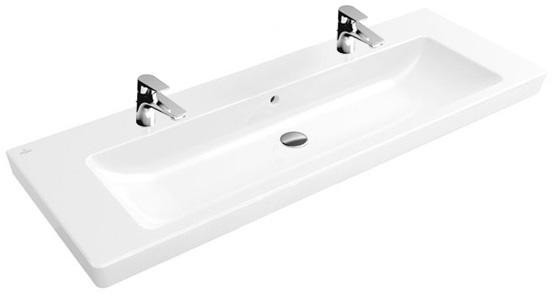 Zdjęcia - Umywalka Villeroy & Boch VILLEROY - BOCH 7176D2R1 Subway 2.0  meblowa 1300x470 mm, do dwóch 