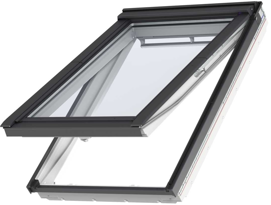 Velux Okno obrotowe GPU 0066 klapowo-obrotowe z szybą superoszczędną