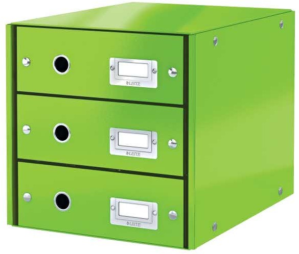 Leitz INNY Pojemnik Z Szufladami Click Store Wow 3 Szuflady Zielony 135L129