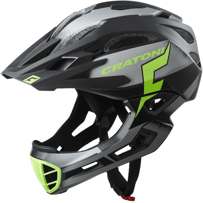 Cratoni C-Maniac Pro Kask MTB, black/lime matte M/L | 54-58cm 2020 Kaski MTB 2015057982