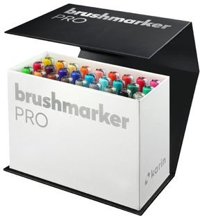 Karin Zestaw markerów Karin BrushmarkerPRO MiniBox 26 Kolorów + Blender 27C9