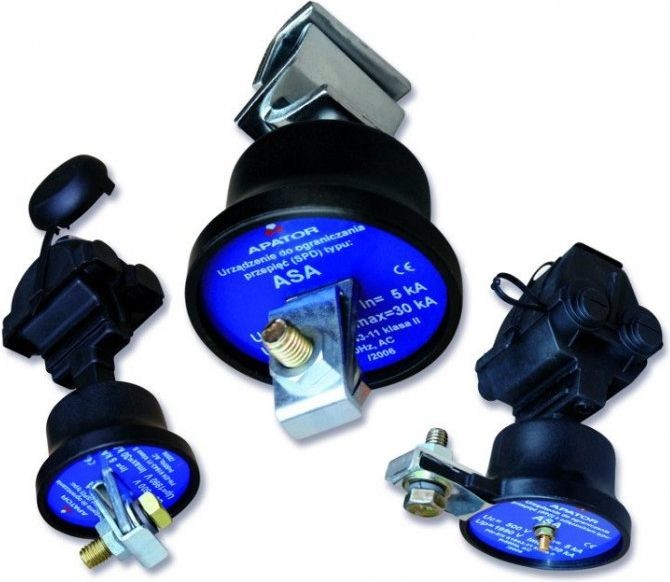 Apator Ogranicznik przepięć ASA 500-5BO+K z odłącznikiem 63-823219-021 63-823219-021