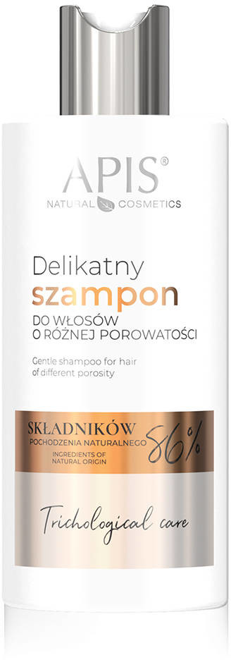 Apis Trichological Care delikatny szampon do włosów o różnej porowatości 300ml 100959-uniw