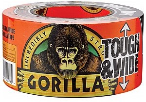 Gorilla - kleje i taśmy Taśma klejąca Duct - gorilla GTB27TW Czarna 27m 853.523UK