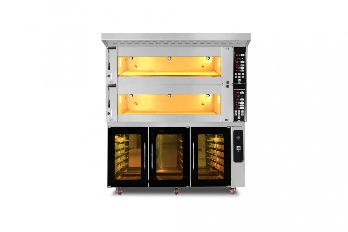 Resto Quality Piec piekarniczy modułowy 2-komorowy | elektryczny | 27,4 kW | 400V | 1660x1400x1930 | MD/1400/2 MD/1400/2