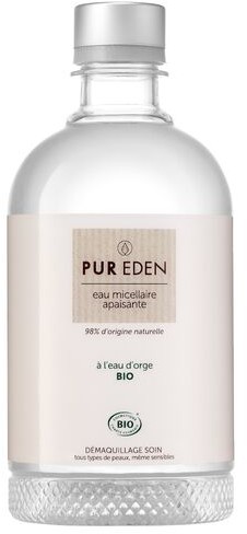 Dla Pur Eden Organiczna kojąca woda micelarna delikatna twarzy i środowiska - 500 ml