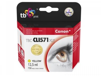TB Print Tusz CLI-571XL TBC-CLI571XLY YE