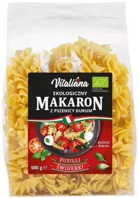 Vitaliana Vitaliana Makaron z Pszenicy Durum Fusilli 500g