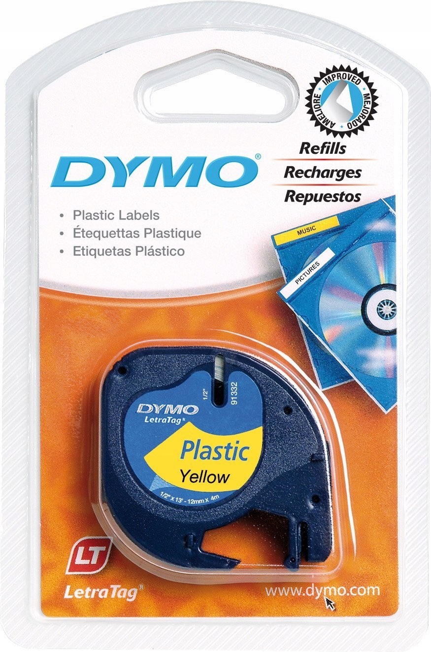 Dymo Taśma Lt 59423 S0721620 12mm Żółty Oryginał