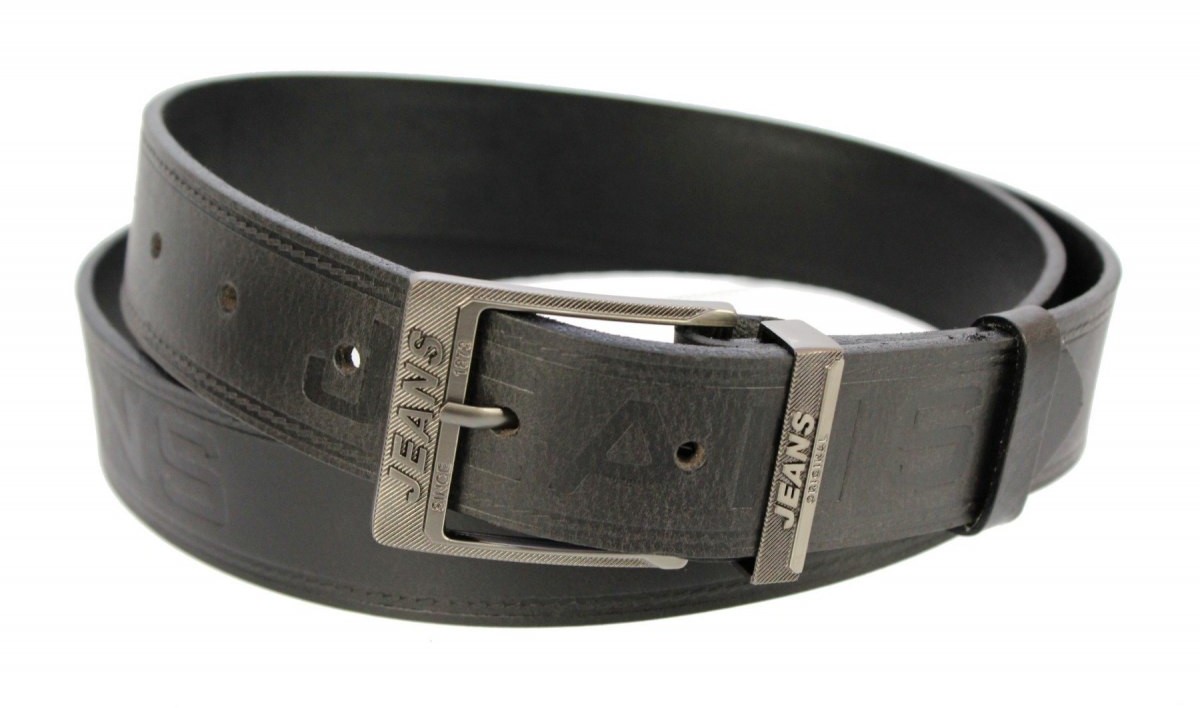 MASSIMO (PL) Pasek Skórzany MASSIMO (PL) Tłoczony Napis 