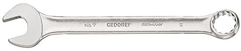 Gedore klucz płasko-oczkowy, DIN 3113, kształt A, lekki dzięki wąskiej szczęce i wąskim ściankom