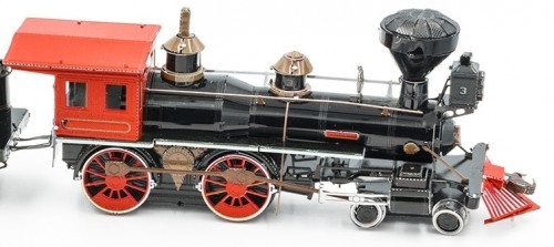 Metal Earth Fascinations Wild West 4-4-0 Lokomotywa Model do składania.