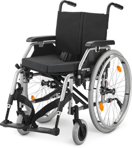 Meyra Wózek inwalidzki ze stopów lekkich + poduszka przeciw-odleżynowa + AKCESORIA (EUROCHAIR 2)