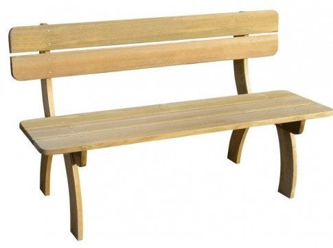 Drewniana ławka ogrodowa Abder br$775zowa