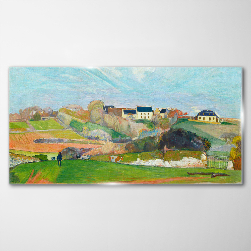 PL Coloray Obraz na Szkle Krajobraz w Le Pouldu Gauguin 120x60cm