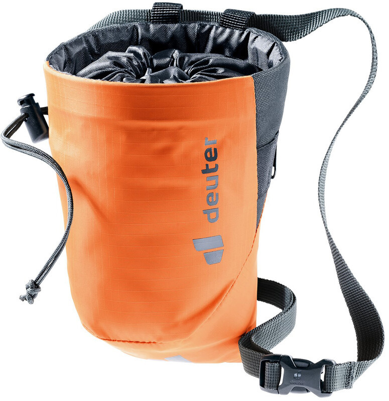 Deuter Gravity II Chalk Bag M, żółty/szary 2021 Magnezje i torebki na magnezje 3391422-9407