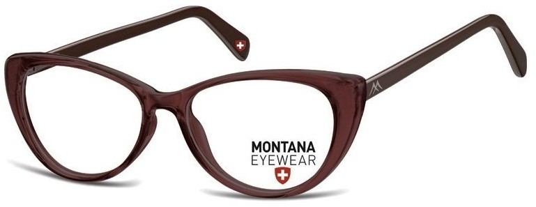 Montana Oprawki korekcyjne Kocie zerówki MA57B ciemny burgund MA57B
