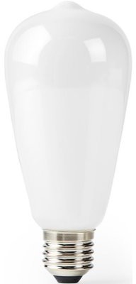 Фото - Лампочка Nedis Wi-Fi Smart LED Żarówka | E27 | ST64 | 5 W | 500 lm | biała 