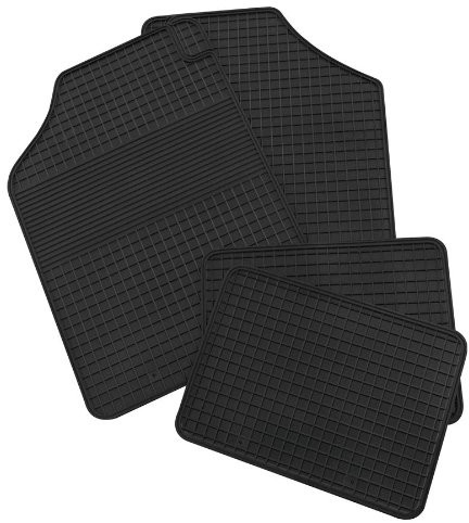 PETEX Petex 92540 mata gumowa uniwersalny 4-częściowy Eco rozmiar 3, w kolorze czarnym 92540