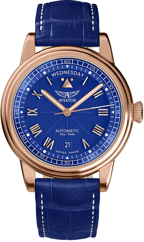 Aviator Zegarek V.3.35.2.277.4 DAY-DATE LIMITED EDITION -