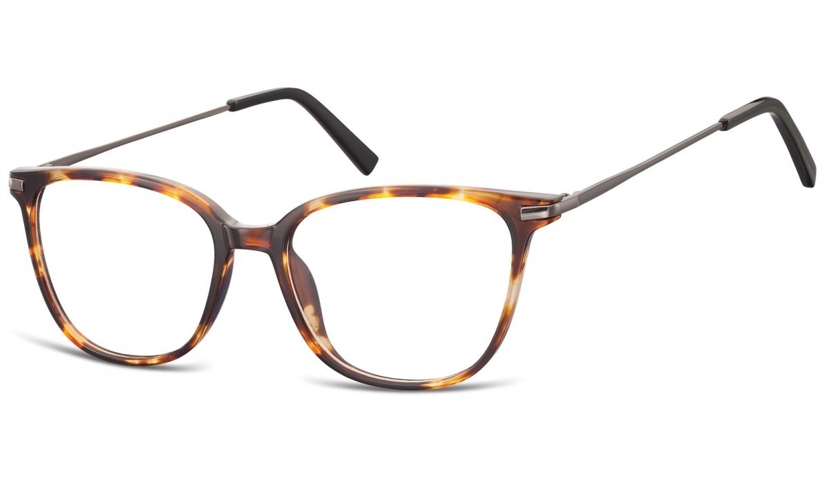 Sunoptic Oprawki zerówki korekcyjne Nerdy Unisex AC26A bursztynowe AC26A