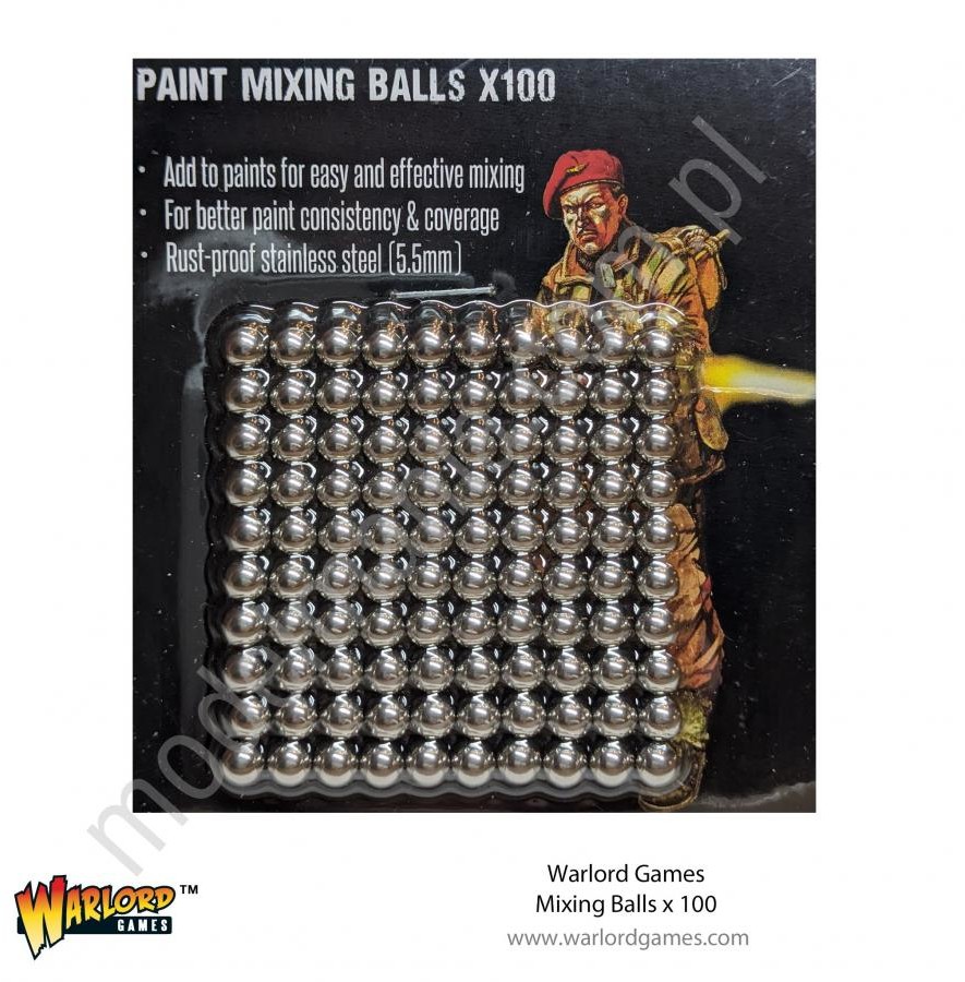 WarlordGames Kulki do miksowania Warlord (100)  Warlord Games Ltd WarlordGames 843419917