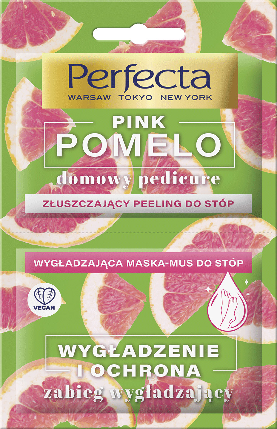 Peeling + maska do stóp PINK POMELO zabieg wygładzający 010214716