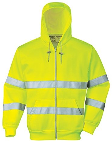 Portwest portwest Workwear Hi-VIS Zip Bluza Front  B305  EU/UK, xxxl, żółty B305YERXXXL