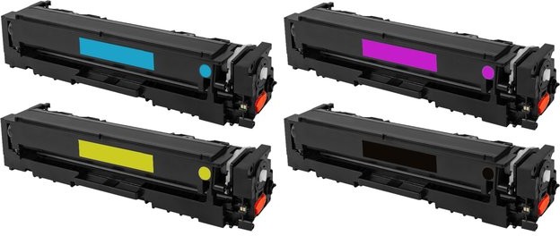 DobreTonery.PL Komplet tonerów zamienników DT054HKPLC do Canon i-SENSYS LBP621Cw LBP623Cdw LBP640C MF640C MF641Cn MF641Cw MF642Cdw MF643Cdw MF644Cdw MF645Cx pasuje zamiast Canon CRG054HK 3028C002 CRG054HC 3027C002 DT054HKPLC