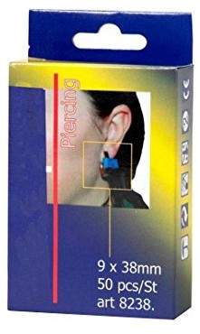 Maya Professional Tools Maya profesjonalne narzędzie ttd2p plaster non-detectable do piercingów, 50 sztuk, niebieski TTD2P