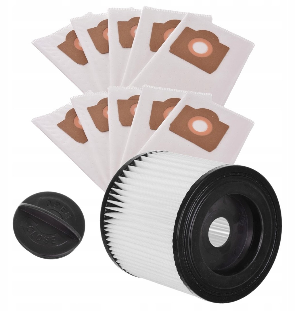 Karcher Worki 10szt + Filtr Zmywalny do Nt 27/1 Me