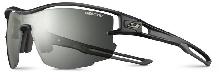 Julbo Aero Reactiv Performance 0/3 Sunglasses, black/army 2021 Okulary sportowe J4834022