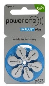 Varta 6 x baterie do aparatów słuchowych Power One Implant Plus 675 MF 46002_6