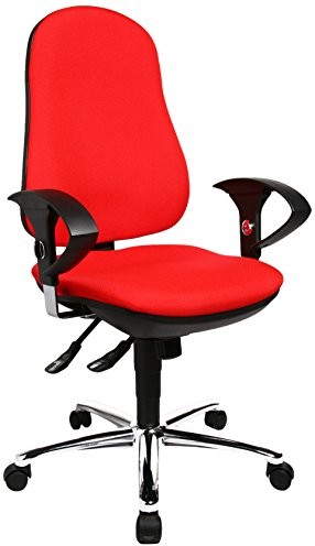 Topstar Krzesło biurowe obrotowe Support SY łącznie z regulacją wysokości podłokietników 8559UG21