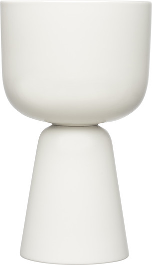 Iittala Osłonka na doniczkę Nappula wysoka 15,5 cm biała 1051520