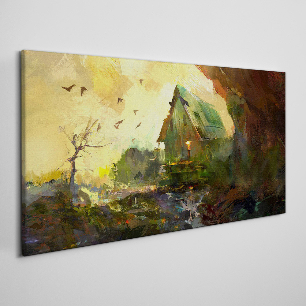 PL Coloray Obraz Canvas Nowoczesny dom 120x60cm