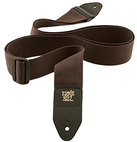 Ernie Ball 4037 Black PolyPro Strap, brązowy 4052
