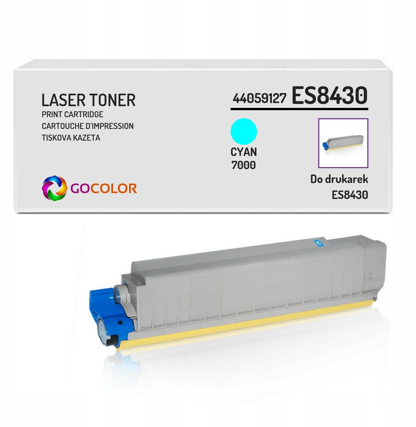 Toner do Oki ES8430 44059127 Cyan Zamiennik