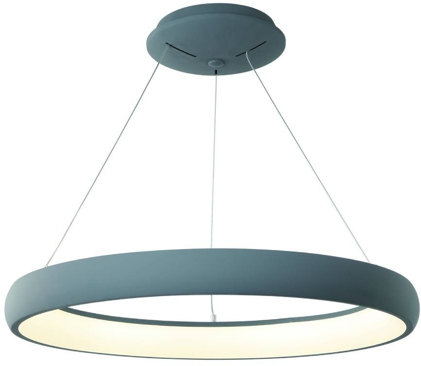 Orlicki Design Lampa wisząca LED szara Rotto grey S 4000K ring zwis - Rotto grey S 4000K