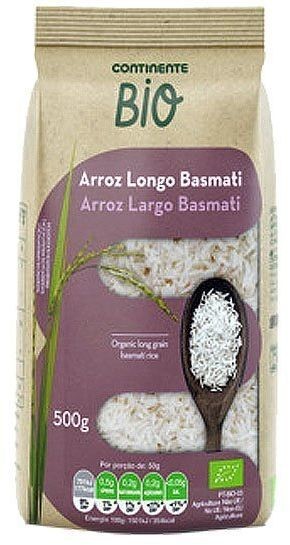 Continente bio - sonae Ekologiczny ryż długi Basmati BIO 500g 970-uniw