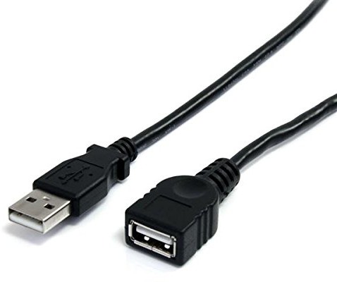 StarTech com USBEXTAA3BK 3 ft Black USB 2.0 Extension Cable A To A M/F USBEXTAA3BK