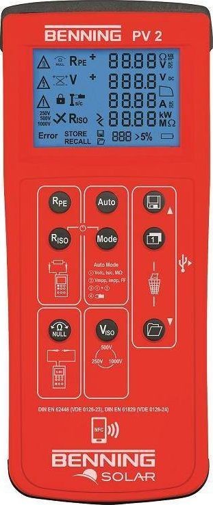 BENNING Miernik instalacji fotowoltaicznej PV 2 BG050422