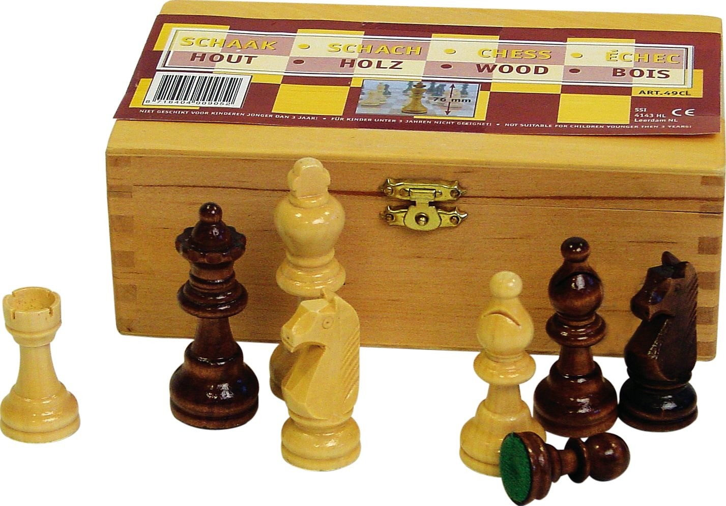 Abbey Game Figury pionki szachowe Abbey Game 93mm 49CM-ASS