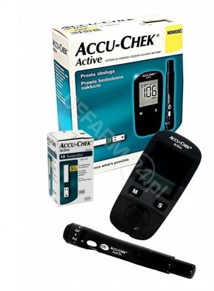 ROCHE Glukometr accu-chek active zestaw