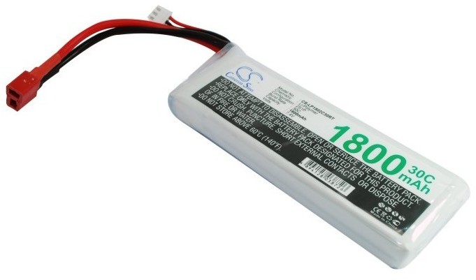 Cameron Sino 1800mAh 13.32Wh Li-Polymer 7.4V 2S 30C Cameron Sino)