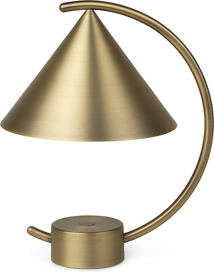 Ferm Living Lampa stołowa Meridian mosiądz 110177501