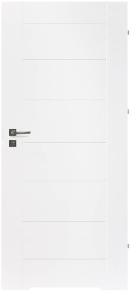 Drzwi z podcięciem Exmoor Sette 60 prawe białe 5903917781756
